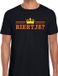 Bellatio Decorations Shoppartners Bv Zwart Biertje en kroon shirt heren - Koningsdag kleding XXL