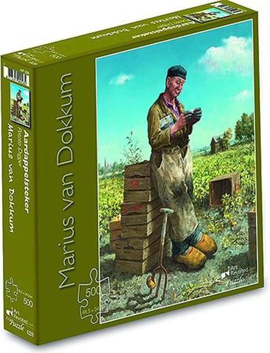 Art Revisited Marius van Dokkum - Aardappelsteker Puzzel (500 stukjes)