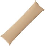 vidaXL Kussensloop HEERLEN Crèmekleurig 40 x 145 cm Katoensatijn
