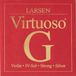Larsen Virtuoso G zilver, meervezelig nylon sterk