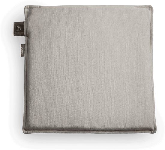 Duux Mellow Verwarmd Zitkussen – Draadloos – 40x40 cm – Grijs