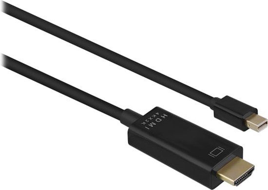 T'nB Mini DisplayPort naar HDMI Kabel 2m Zwart