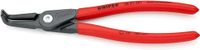 KNIPEX Precisie-borgveertang voor binnenringen in boringen, 48 21 J31 | met antslip kunststof bekleed 210 mm