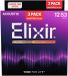 Elixir 16565 Nanoweb Acoustic Bronze 12-53 - 3 Pack - Cordes de guitare acoustique