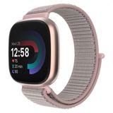 imoshion Fitbit Nylon bandje - Geschikt voor Sense/ Versa 3/ Versa 4/ Sense 2 - Roze