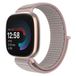 Fitbit bracelet en nylon - Geschikt voor Sense/ Versa 3/ Versa 4/ Sense 2 - Rose