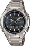 CASIO Waveceptor titanium horloge, quartz, sportief, grijs