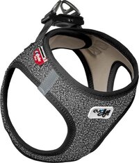 Curli Hondentuigje Merino - Zwart - 24-28 cm - Merinowol - Anti-trek