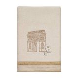 Avanti Linens Paris Botanique Collection, geborduurde handdoek, ivoor