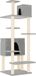 vidaXL Kattenmeubel met sisal krabpalen 154 cm lichtgrijs