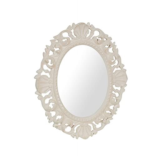 BISCOTTINI INTERNATIONAL ART TRADING Shabby Chic wandspiegel 62 x 52 cm | Decoratieve wandspiegel | Ingangspiegel