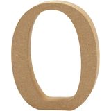 Creativ Company Decoratieve letter O Hout 130 mm