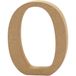 Creativ Company Decoratieve letter O Hout 130 mm