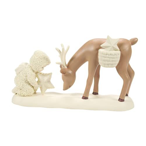 Department 56 Snowbabies Christmas Memories Starshine Reindeer Figurine - 9.94 cm - Multicolor