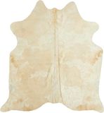 LUXOR living Koeienhuid tapijt echt - natuurlijk tapijt voor levensecht woonbeeld - tapijt bont - ca. 160 x 240 cm beige patroon