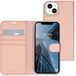 Accezz Wallet Softcase Bookcase iPhone 14 Plus - Rose Gold - Leatherette