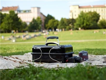 Weber Go-Anywhere Tafelblad Gas Barbecue - Zwart