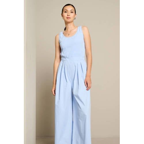LOLALIZA cropped jumpsuit - lichtblauw