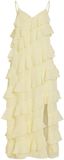 VILA Maxi jurk Strap Pastel Yellow