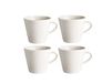 Scandi Living Lot de 4 tasses Kalk 30cl blanc