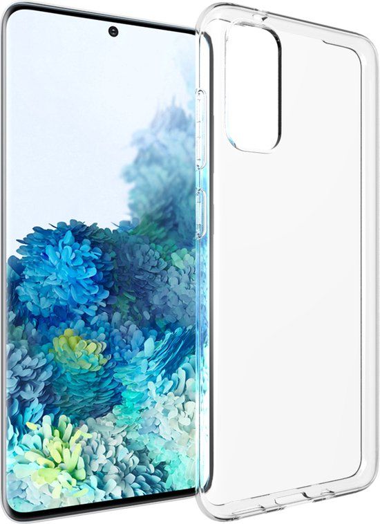 Accezz Hoesje Samsung Galaxy S20 Plus - Transparant Siliconen Backcover