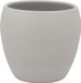 DK Design Bloempot/plantenpot - Vinci - lichtgrijs mat - voor kamerplant - D13 x H14 cm
