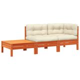vidaXL Banc de jardin bois crème