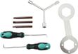 Wan GmbH Kit d'outils pour machine à laver - Kit de réparation pour machine à laver - Entretien de machine à laver - Acier chrome-vanadium - 7 pièces - Argent