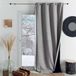 Omgoods - Rideau occultant thermique - Perle verte 140 x 180 cm