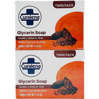 Curalene Cocoa Butter Glycerinezeep Twin Pack - 2 x 100 g