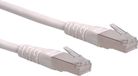 Roline patchkabel Cat.6 (Klasse E) S/FTP (PiMF), wit, 0,3 m