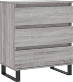 vidaXL Dressoir Grijs Sonoma Bewerkt Hout 60x35x70 cm