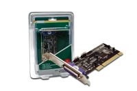 Digitus DS-33040 PCI Interface Kaart met 2x Seriële Poorten en 1x Parallelle Poort