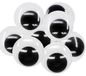 Solidchoice - 8 Pièces Grands Yeux Googly Autocollants pour Bricolage Artisanat