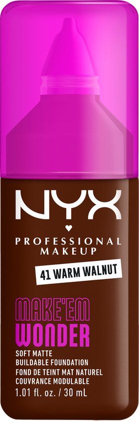 NYX Professional Make Up Make 'EM Wonder Foundation - Warm Walnut