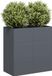 Maison Exclusive - Jardinière, anthracite, 80x40x80 cm, en acier laminé à froid