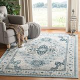 Safavieh Isabella Collectie ISA936 Vloerkleed, Lichtblauw & Crème, 122 x 183 cm