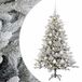vidaXL Kunstkerstboom met kerstbal 150 cm 150 LED's Warmwit