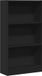 vidaXL Boekenkast 60x24x109 cm hout bewerkt zwart