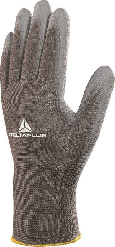 Delta Plus gebr. handschoen polyamide/palm met pu grijs mt.10 - 3295249125769