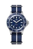 Glycine GL0524 - Combat Sub 41 Ceramic Polshorloge Mannen Blauw Nylon