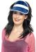 Smiffys Jaren 80 verkleed zonneklep - Blauw - Dames