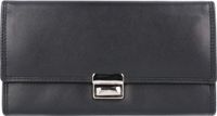Esquire Eco Oberportefeuille Leer 18,2 cm - Unisex - Horizontaal - eco schwarz