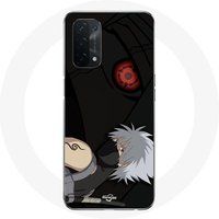 Maniacase Hoesje voor Oppo A74 kakashi Naruto Anime kunst
