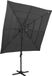 Maison Exclusive Parasol avec mât en aluminium, 4 couches, anthracite, 250x250 cm