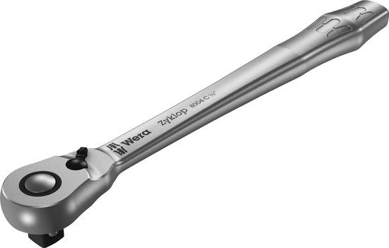 Wera 05004064001 C Zyklop ratel - 1/2" - Vaste dopsleutel - 12.5 - Metaal - Kunststof - 0.71 kg