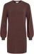 VILA VIRIL L/S VOLUME SLEEVE KNIT DRESS-NOOS Dames Mini jurk XL Coffee Bean
