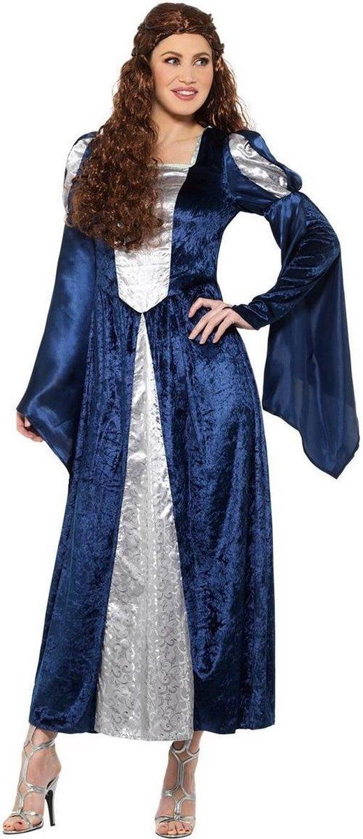 Smiffys Medieval Maid Costume - Blue - 2XL