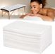 Lot de 100 draps jetables, draps jetables non tissés, appareil de massage, housse, à usage unique, drap-housse pour salons de beauté et spas