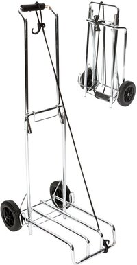 Bo-Camp Bagagetrolley - Inklapbaar - Verchroomd Staal - 40 Kg